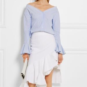 Jacquemus La Reconstruction Stripe Blouse Size 8